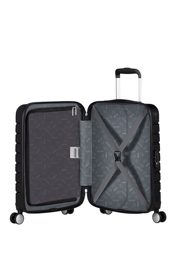 Mala de Cabine 55cm 4 Rodas Preto Sombra - Flashline | American Tourister