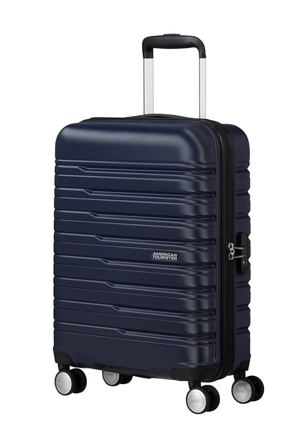 Mala de Cabine 55cm 4 Rodas Azul Tinta - Flashline | American Tourister