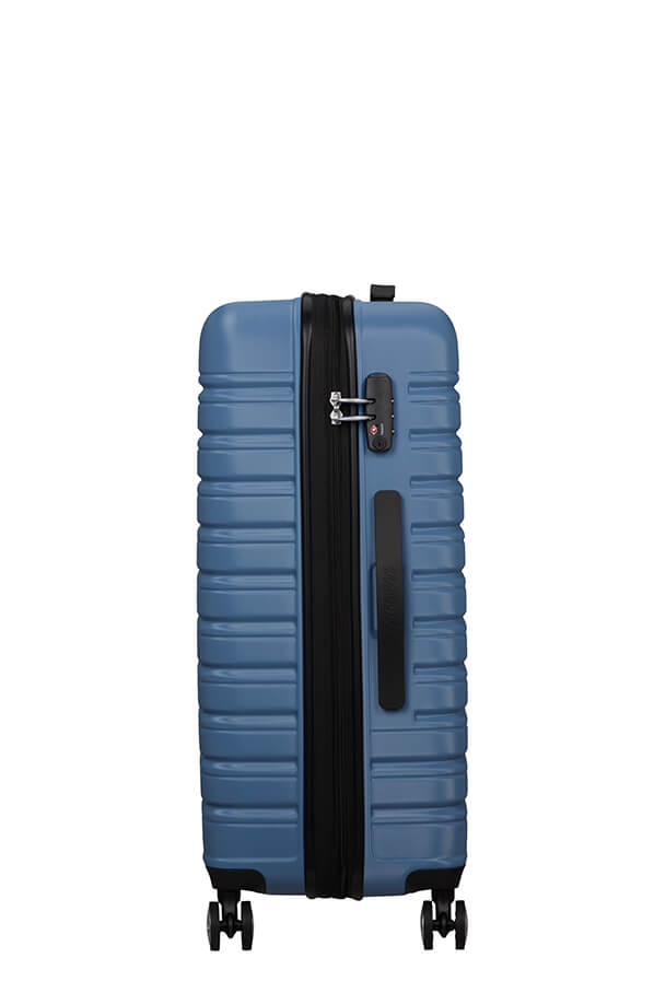 Mala de Viagem Média 67cm Expansível 4 Rodas Azul Coroa - Flashline | American Tourister