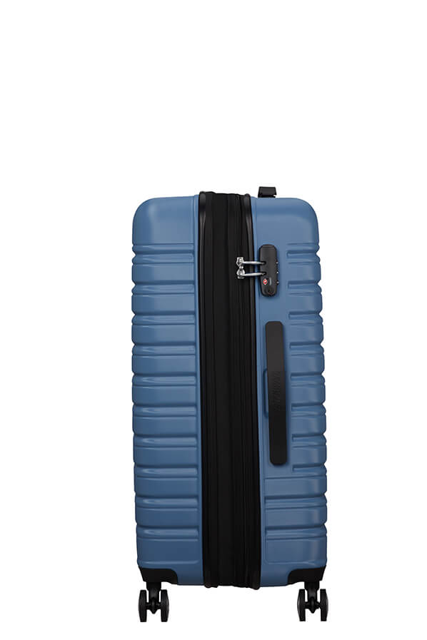 Mala de Viagem Média 67cm Expansível 4 Rodas Azul Coroa - Flashline | American Tourister