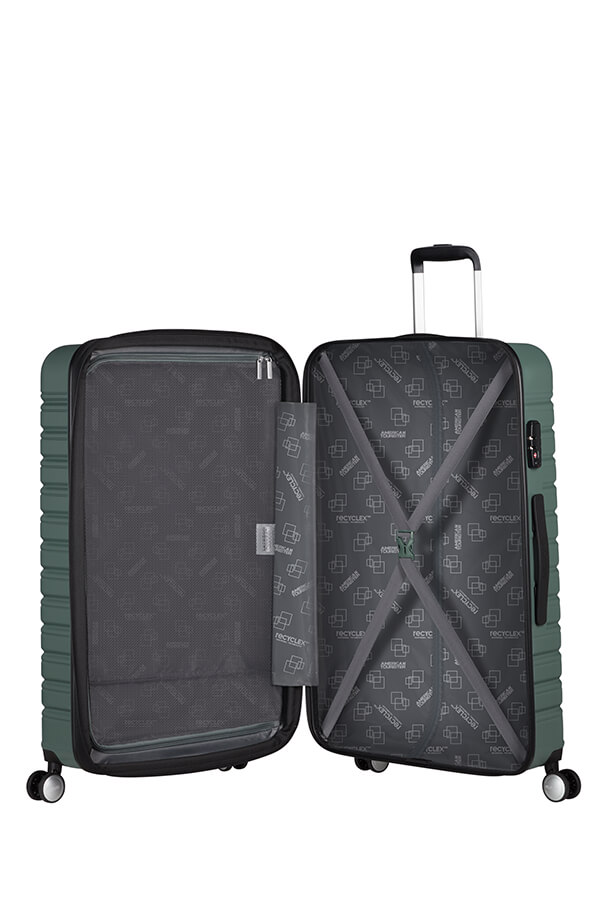 Mala de Viagem Grande 78cm Expansível 4 Rodas Verde Floresta - Flashline | American Tourister