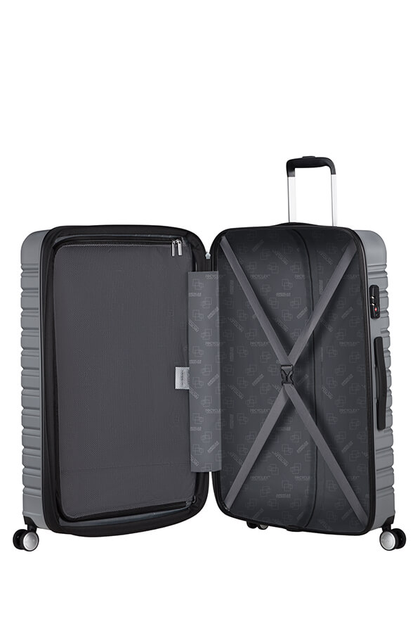 Mala de Viagem Grande 78cm Expansível 4 Rodas Céu Prata - Flashline | American Tourister