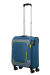 Mala de Cabine 55cm Expansível 4 Rodas Azul Coroa - Pulsonic | American Tourister