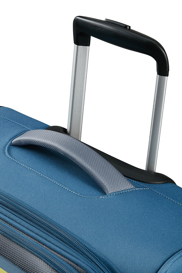 Mala de Viagem Média 68cm Expansível 4 Rodas Azul Coroa - Pulsonic | American Tourister