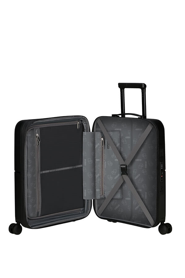 Mala de Cabine 55cm Expansível 4 Rodas Preta - DashPop | American Tourister