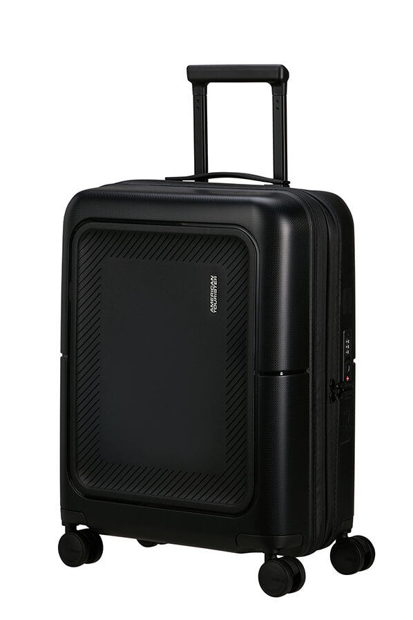 Mala de Cabine 55cm Expansível 4 Rodas Preta - DashPop | American Tourister