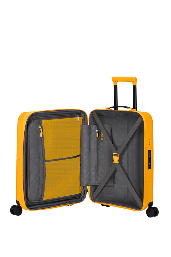 Mala de Cabine 55cm Expansível 4 Rodas Amarelo-Dourado - DashPop | American Tourister