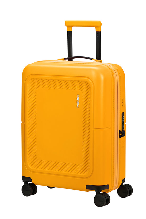 Mala de Cabine 55cm Expansível 4 Rodas Amarelo-Dourado - DashPop | American Tourister