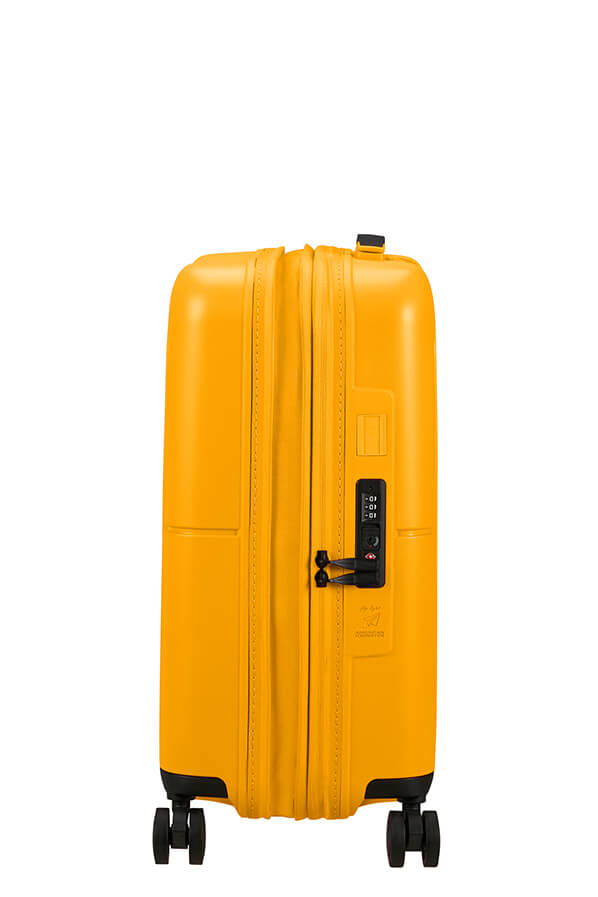 Mala de Cabine 55cm Expansível 4 Rodas Amarelo-Dourado - DashPop | American Tourister