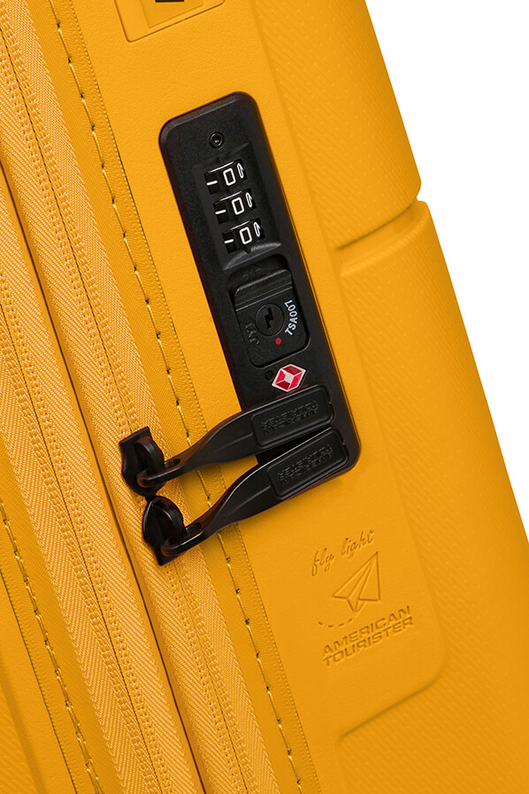 Mala de Cabine 55cm Expansível 4 Rodas Amarelo-Dourado - DashPop | American Tourister