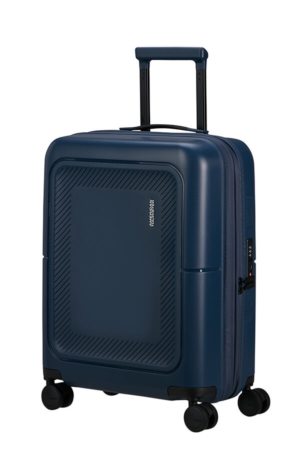 Mala de Cabine 55cm Expansível 4 Rodas Azul Meia-Noite - DashPop | American Tourister