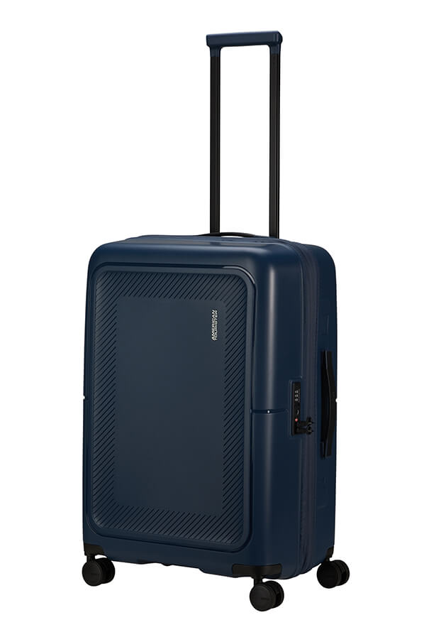 Mala de Viagem Média 67cm Expansível 4 Rodas Azul Meia-Noite - DashPop | American Tourister