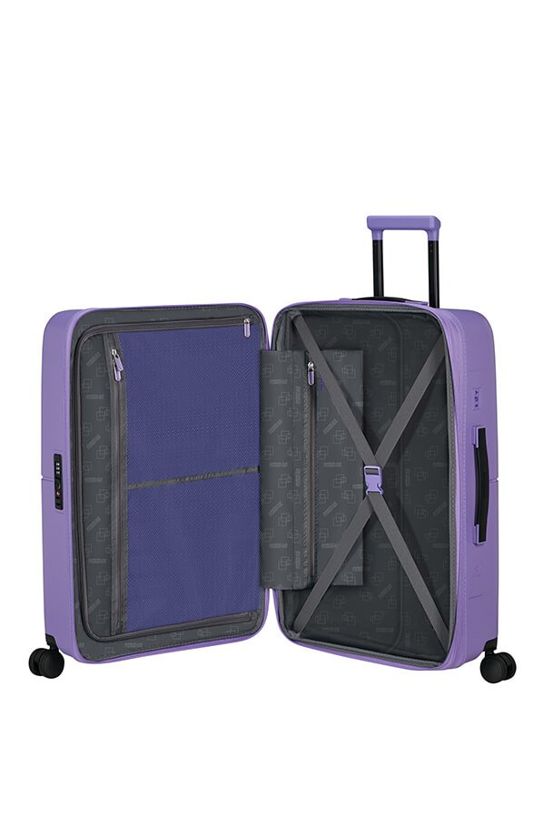 Mala de Viagem Média 67cm Expansível 4 Rodas Violeta Púrpura - DashPop | American Tourister