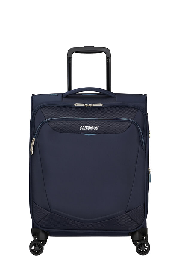 Mala de Cabine 55cm Expansível 4 Rodas Azul-Marinho - Summerride | American Tourister