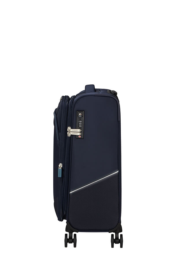 Mala de Cabine 55cm Expansível 4 Rodas Azul-Marinho - Summerride | American Tourister