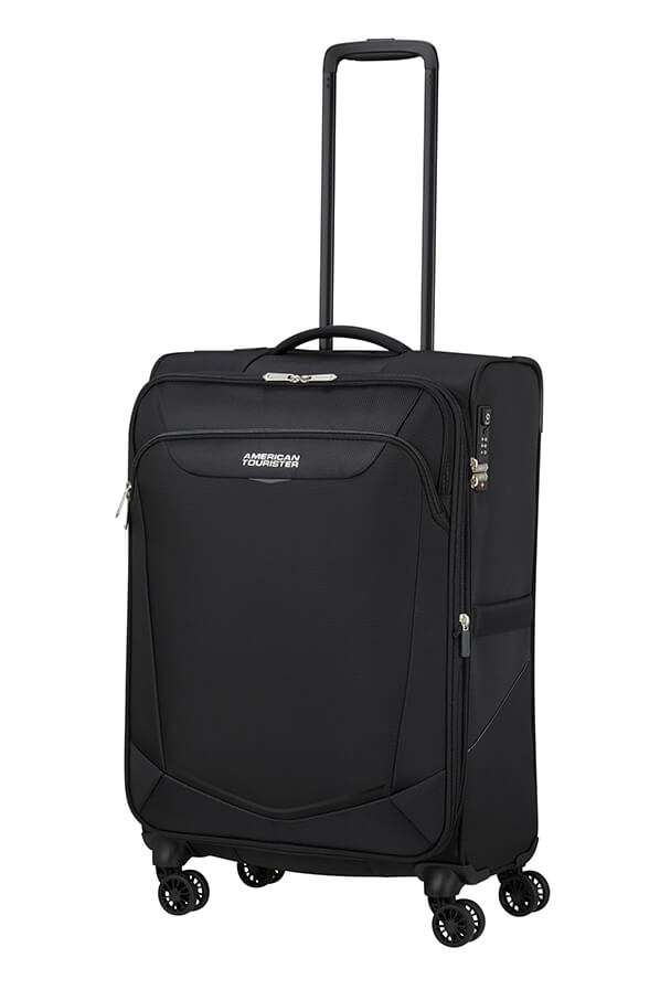 Mala de Viagem Média 69cm Expansível 4 Rodas Preto - Summerride | American Tourister