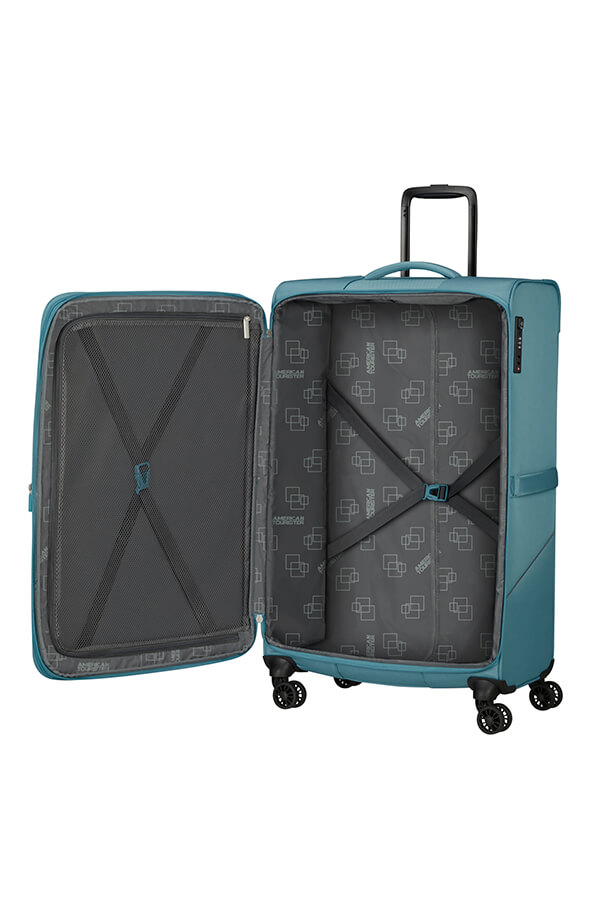 Mala de Viagem Grande 80cm Expansível 4 Rodas Brisa Azul - Summerride | American Tourister