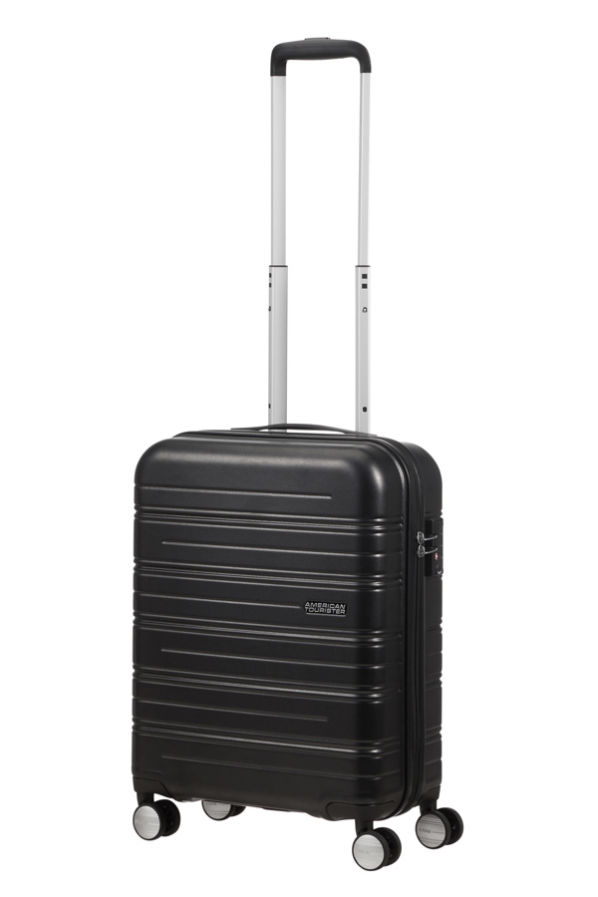 Mala de Cabine 55cm 4 Rodas Preto Mate - High Turn | American Tourister