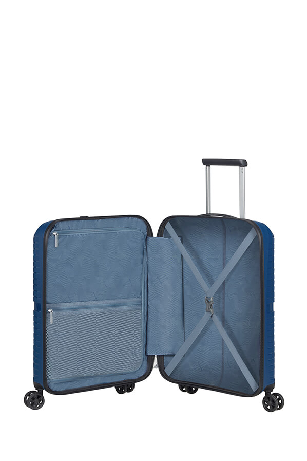 Mala de Cabine Superleve 55cm c/ 4 Rodas Azul Marinho - Airconic | American Tourister®