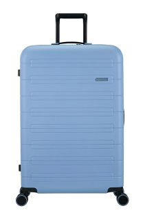 Mala de Viagem Grande 77cm Expansível 4 Rodas Azul Pastel - Novastream | American Tourister